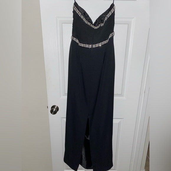 Creative Creations Black Evening Dress - Picture 2 of 3